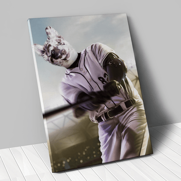 Tableau personnalisé animal de compagnie - Baseball - Frappeur