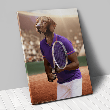 Tableau personnalisé animal de compagnie – Tennisman