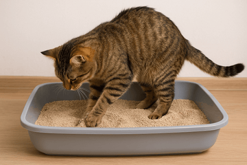 Pourquoi le chat gratte-t-il si longtemps dans sa litière - Animojo.fr