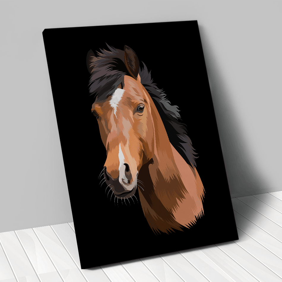 Portrait personnalisé animal dessin cartoon couleur norie - Animojo.fr