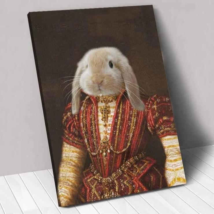 Tableau personnalisé animal de compagnie - Queen