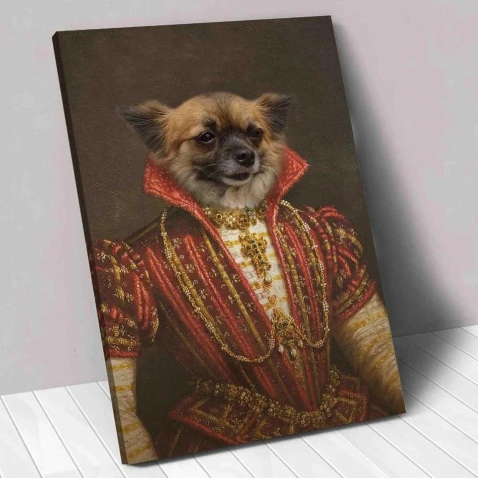 Tableau personnalisé animal de compagnie - Queen