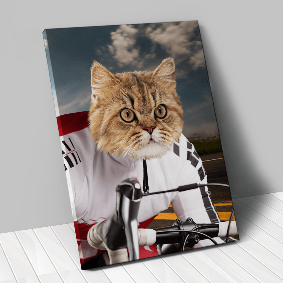 Tableau personnalisé animal de compagnie – Cycliste - Sprinteur