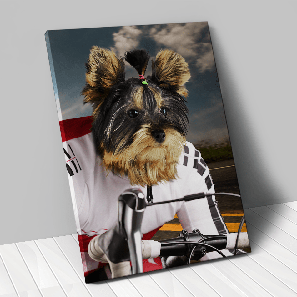 Tableau personnalisé animal de compagnie – Cycliste - Sprinteur
