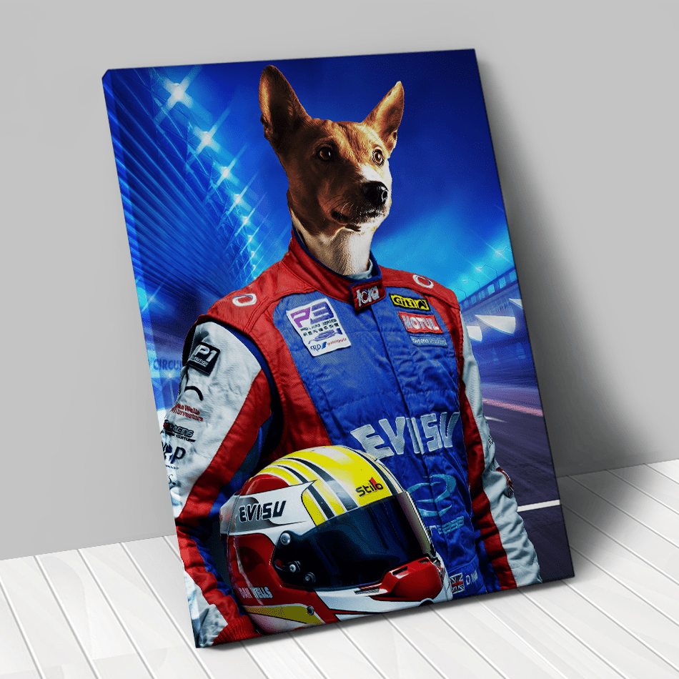 Tableau personnalisé animal de compagnie – Pilote de Formule 1
