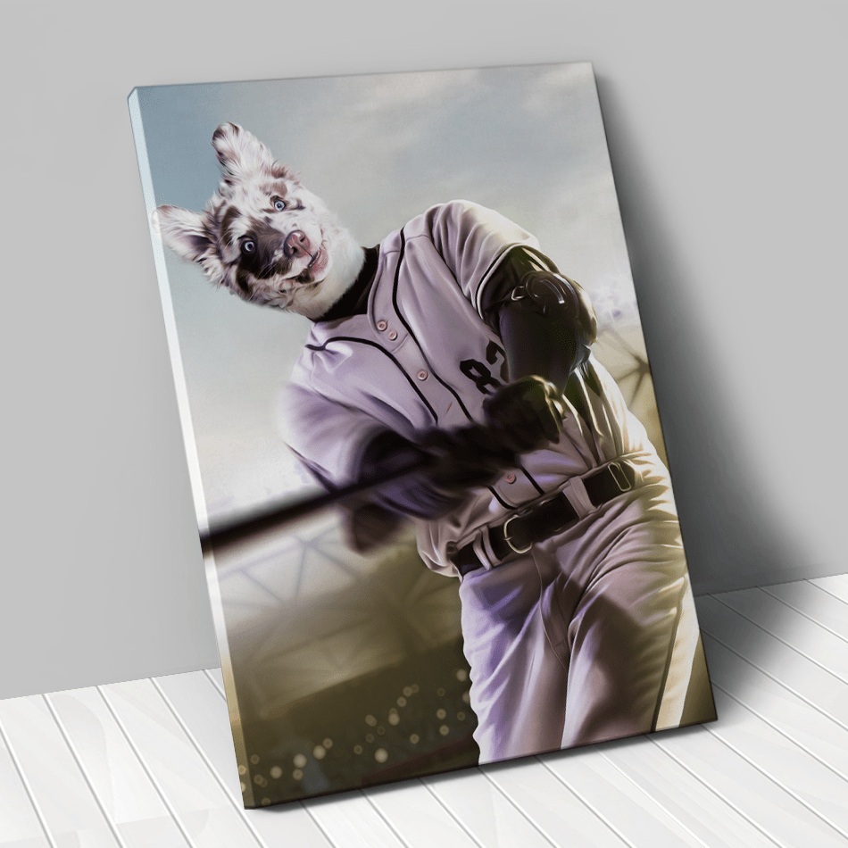 Tableau personnalisé animal de compagnie - Baseball - Frappeur