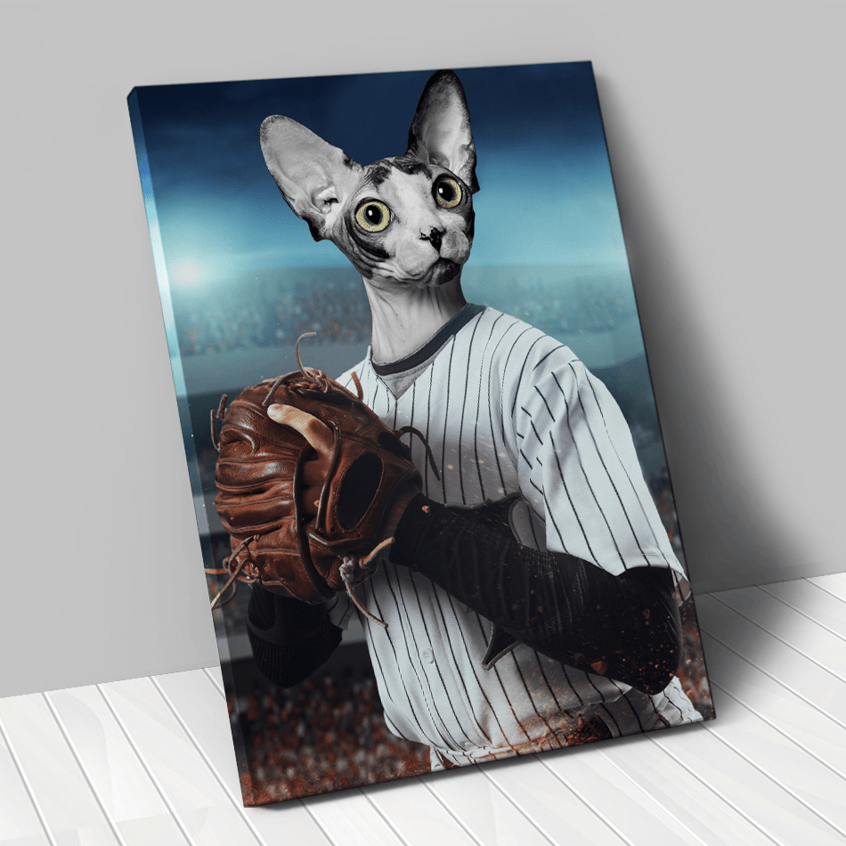 Tableau personnalisé animal de compagnie - Baseball - Lanceur