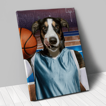 Tableau personnalisé animal de compagnie – Basketteur