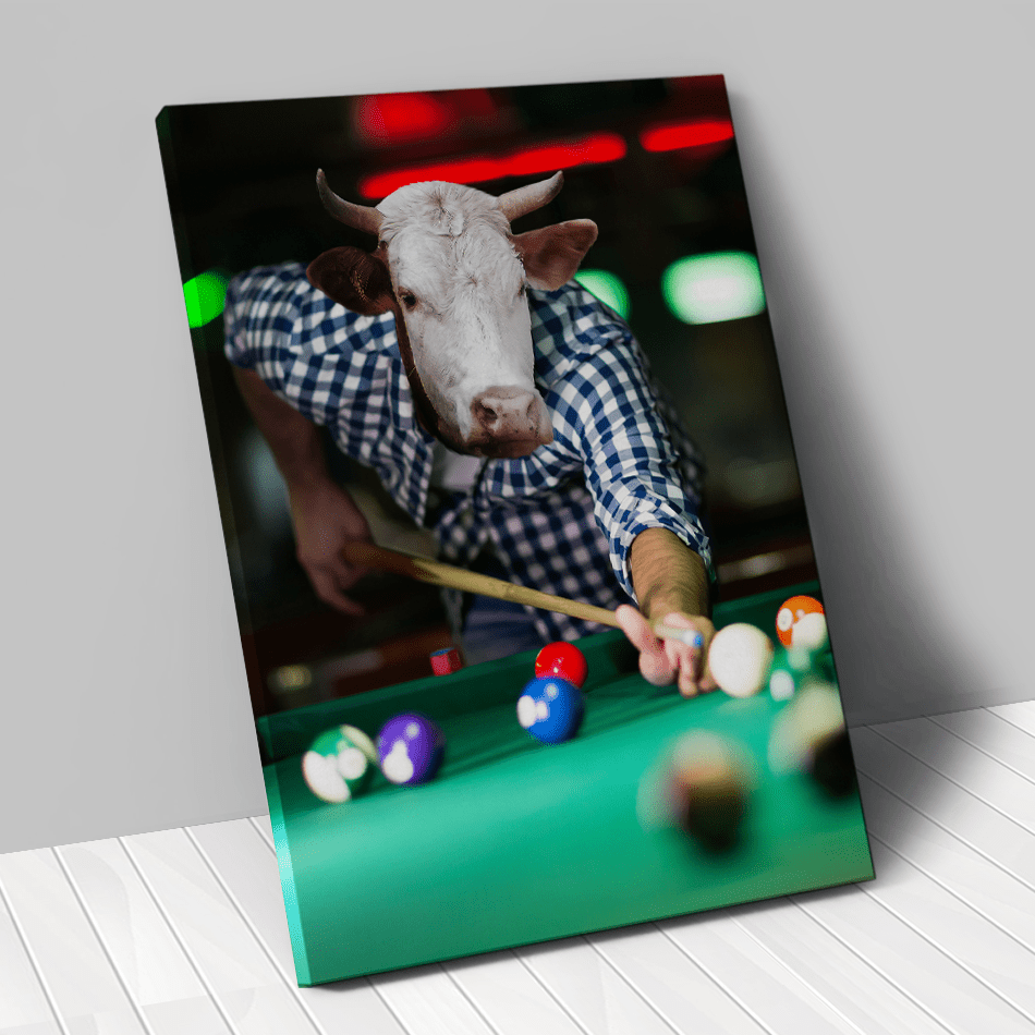 Tableau personnalisé animal de compagnie – Billard
