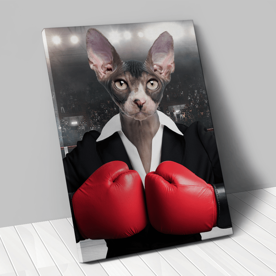 Tableau personnalisé animal de compagnie – Boxeuse
