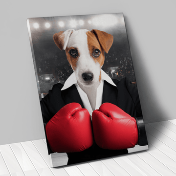 Tableau personnalisé animal de compagnie – Boxeuse
