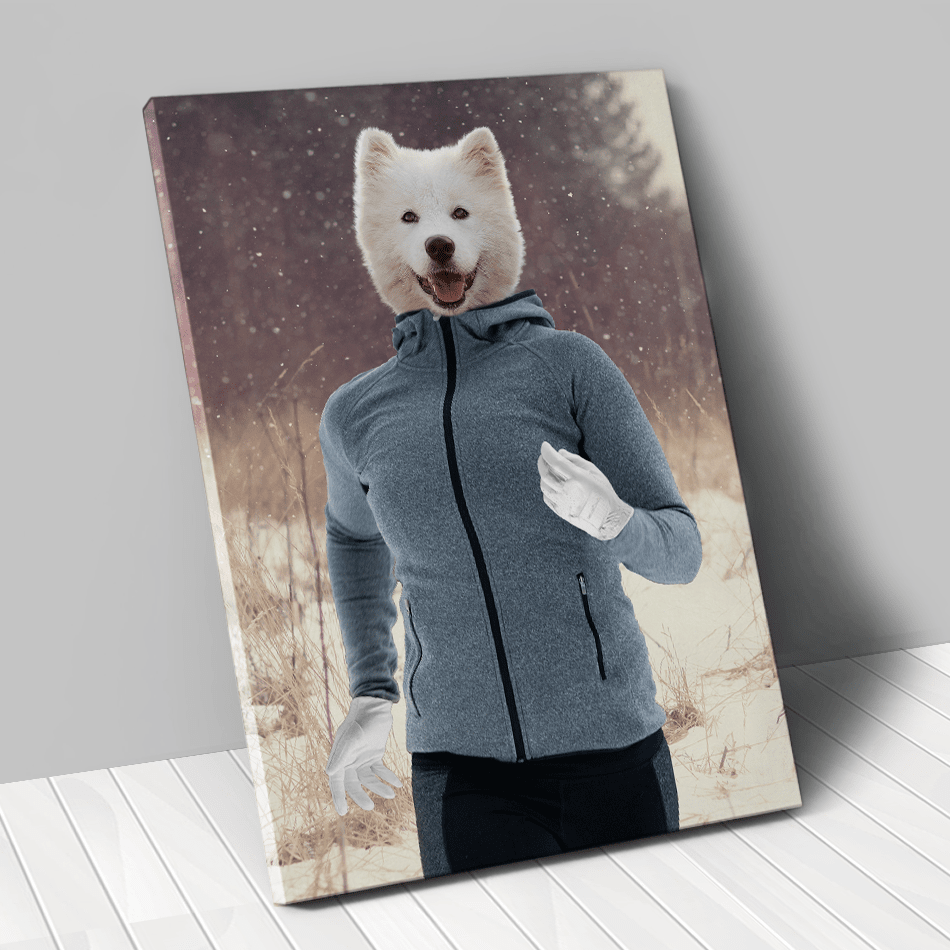 Tableau personnalisé animal de compagnie – Coureuse