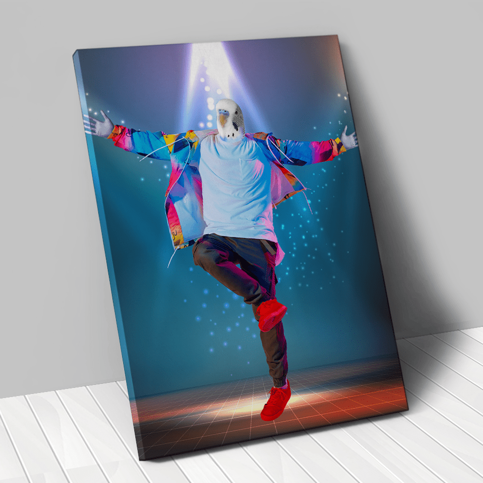Tableau personnalisé animal de compagnie – Danseur