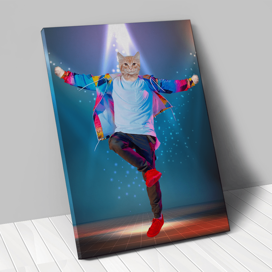 Tableau personnalisé animal de compagnie – Danseur