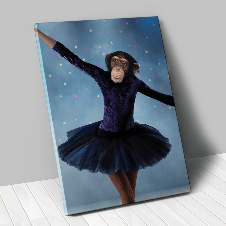 Tableau personnalisé animal de compagnie – Danseuse