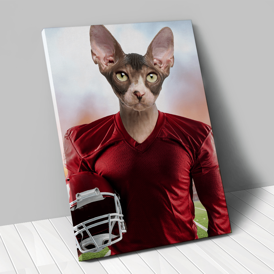 Tableau personnalisé animal de compagnie – Football Américain