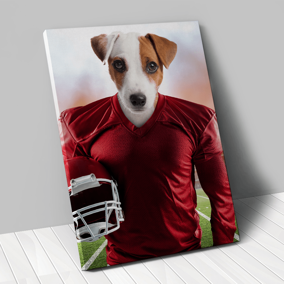 Tableau personnalisé animal de compagnie – Football Américain