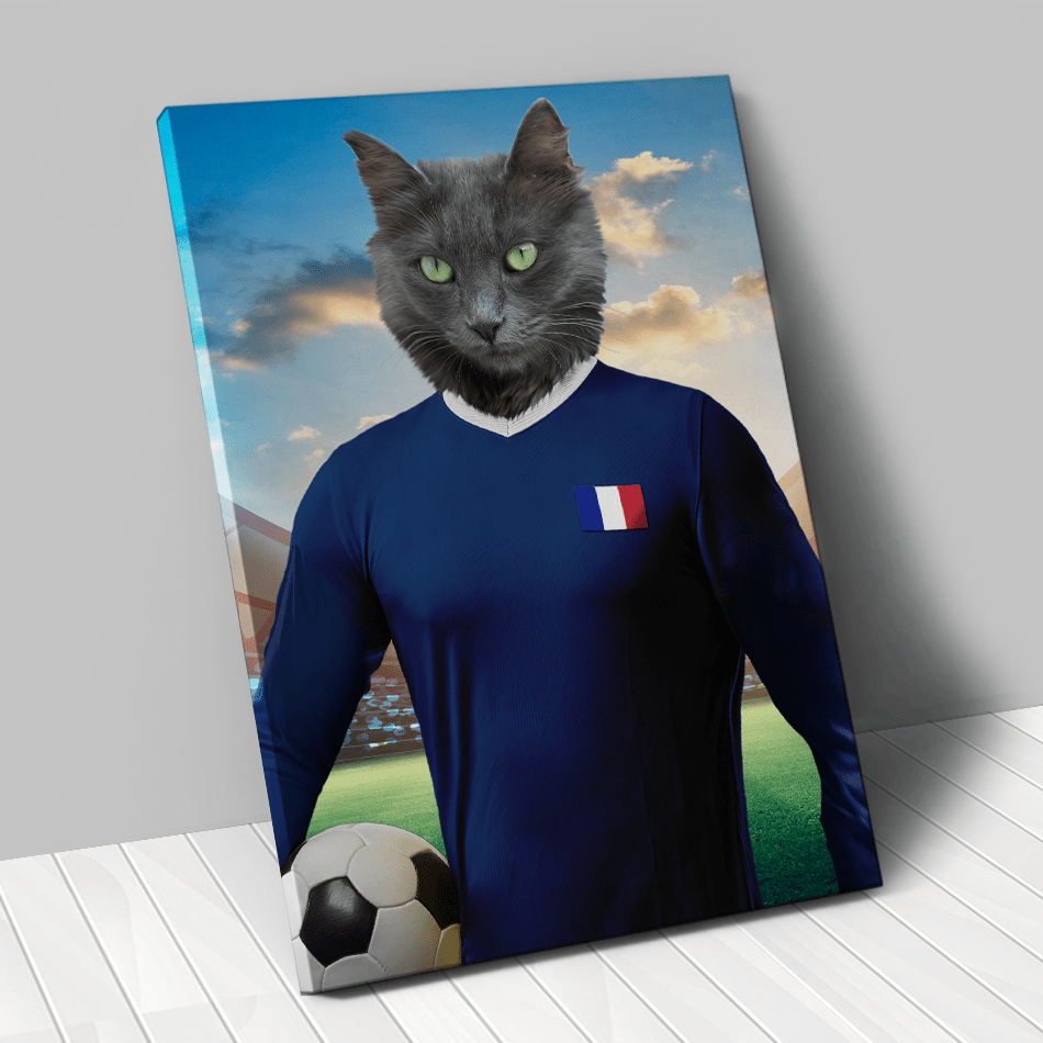 Tableau personnalisé animal de compagnie – Footballeur