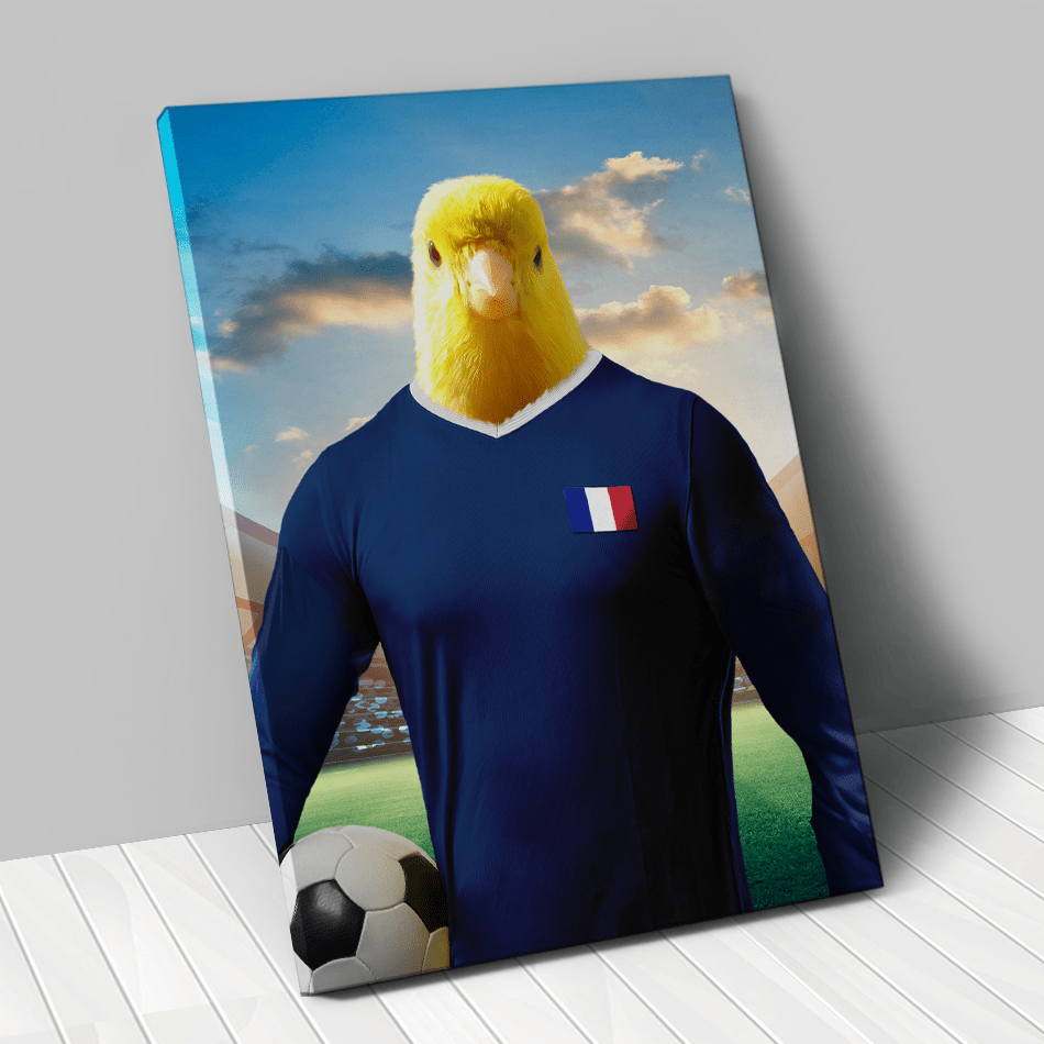 Tableau personnalisé animal de compagnie – Footballeur