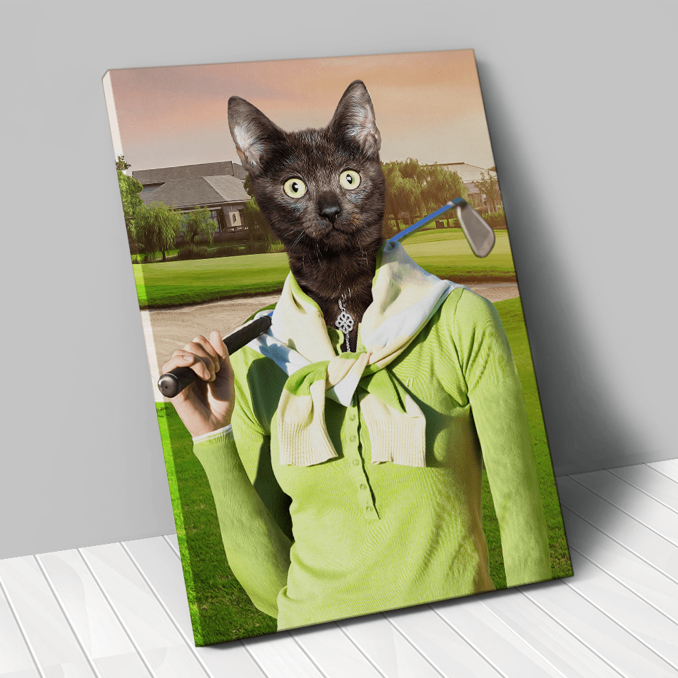 Tableau personnalisé animal de compagnie – Golfeuse