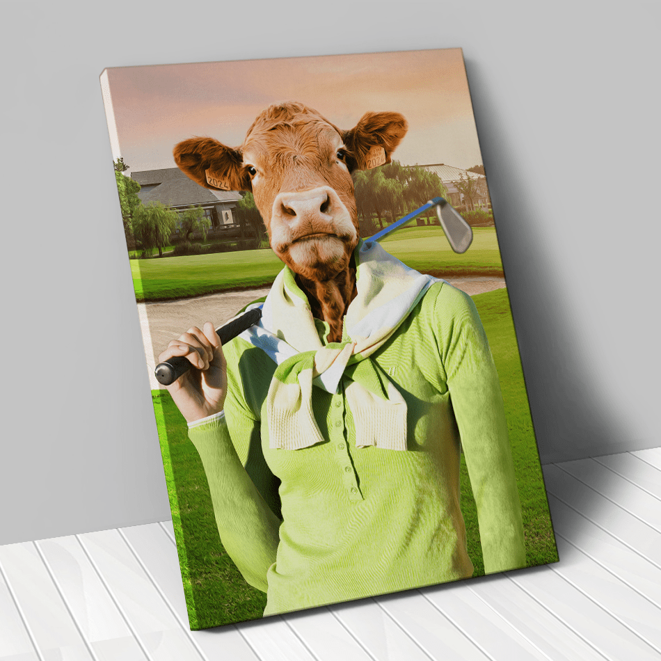 Tableau personnalisé animal de compagnie – Golfeuse