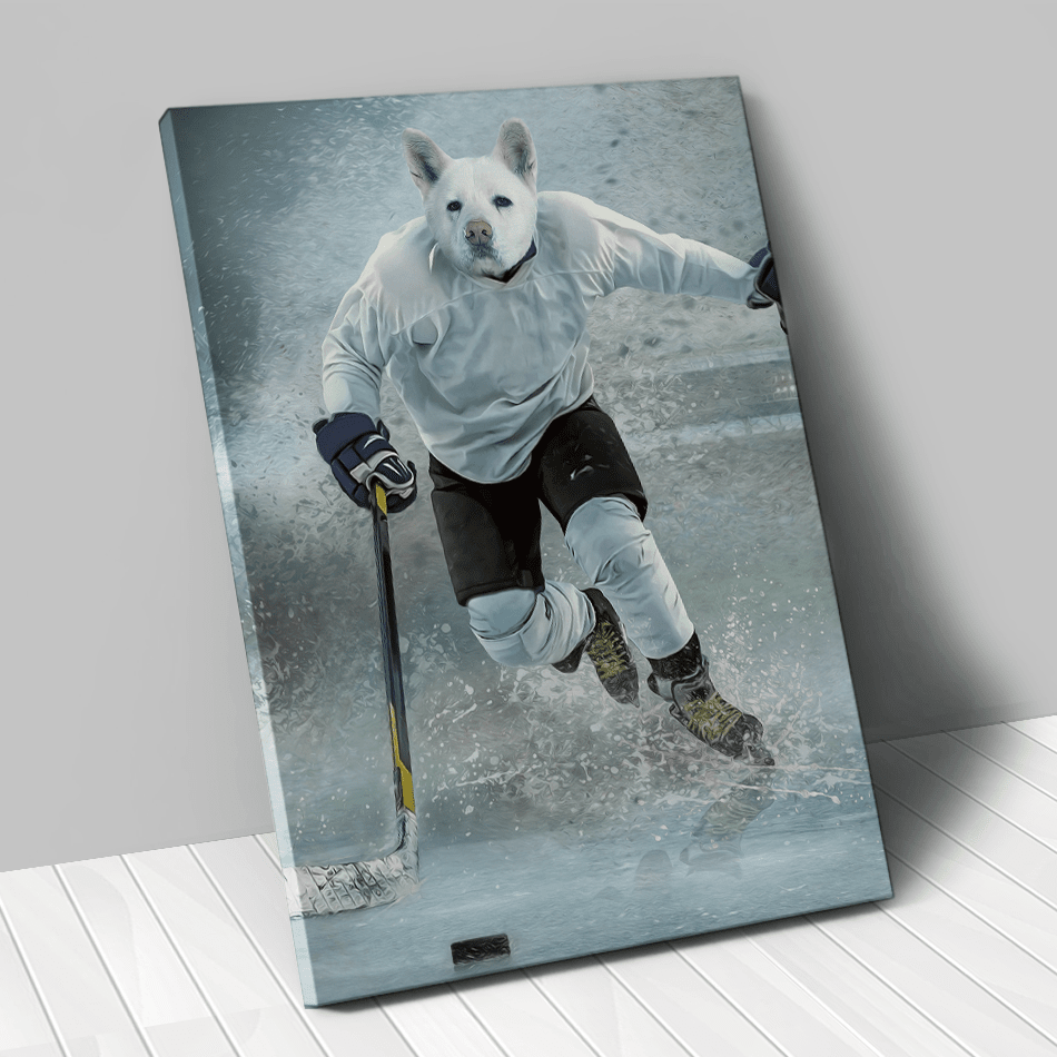 Tableau personnalisé animal de compagnie – Hockey sur glace