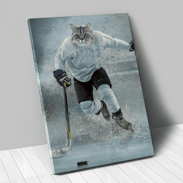Tableau personnalisé animal de compagnie – Hockey sur glace