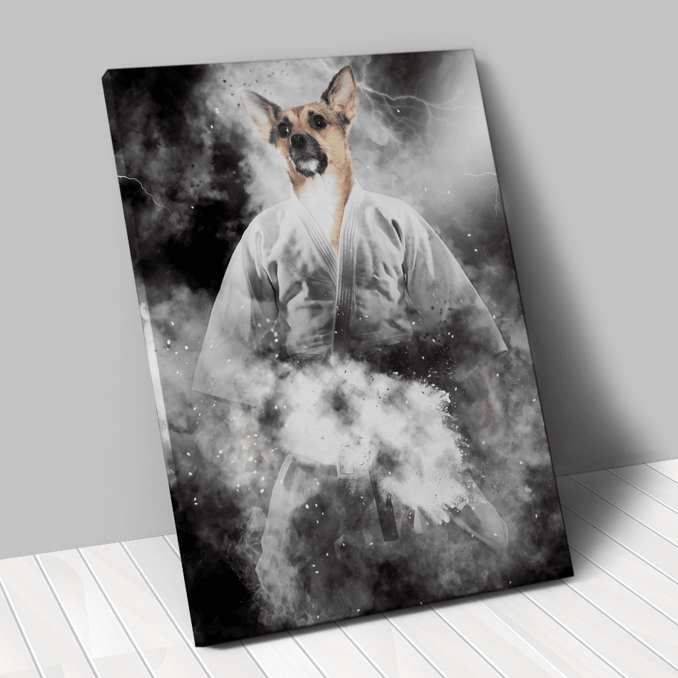 Tableau personnalisé animal de compagnie – Judoka
