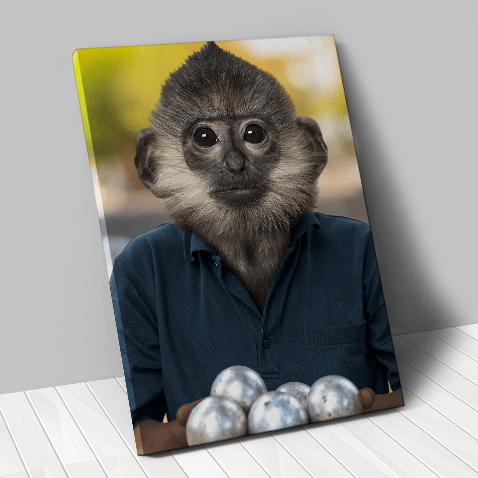 Tableau personnalisé animal de compagnie – Pétanque Bouliste