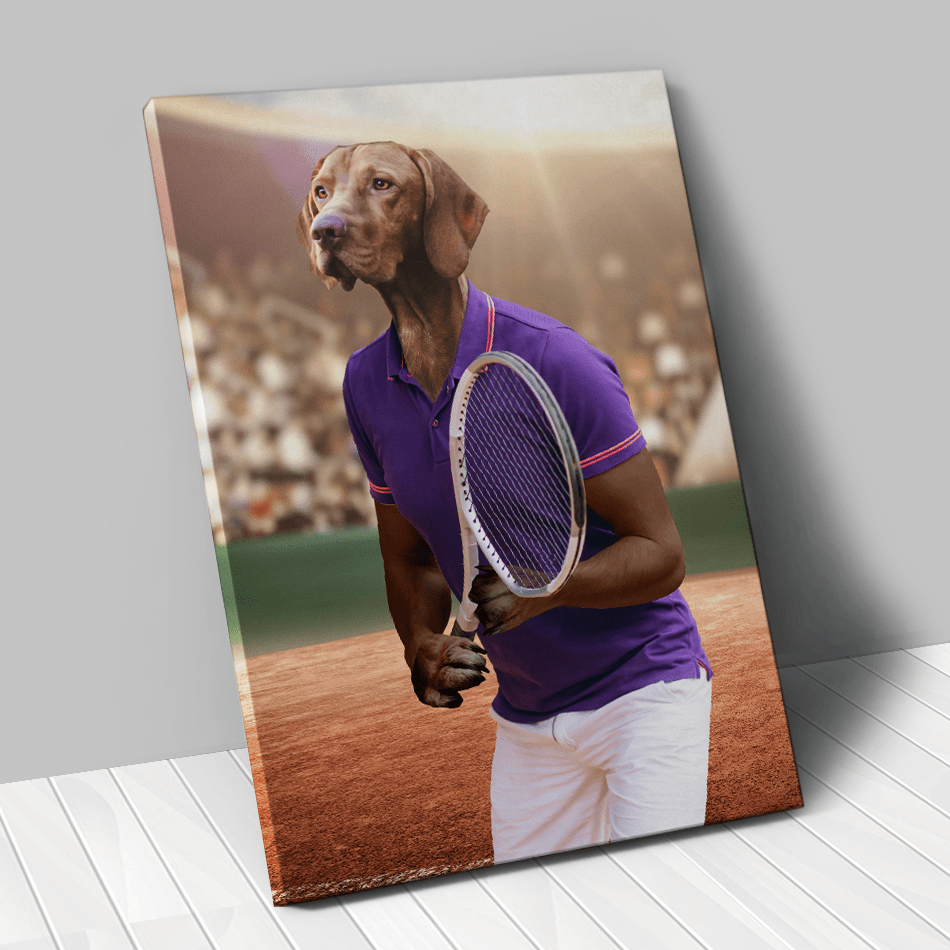 Tableau personnalisé animal de compagnie – Tennisman