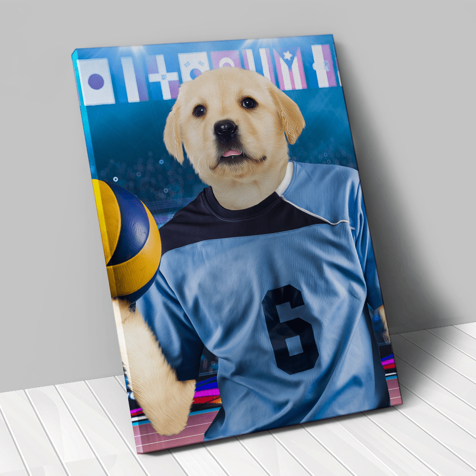 Tableau personnalisé animal de compagnie – Volleyeur