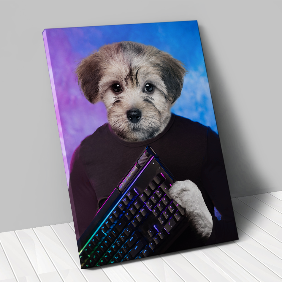 Tableau personnalisé animal de compagnie – Gamer